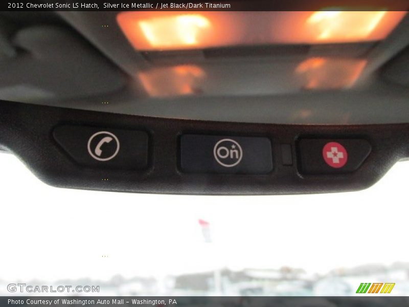 Silver Ice Metallic / Jet Black/Dark Titanium 2012 Chevrolet Sonic LS Hatch