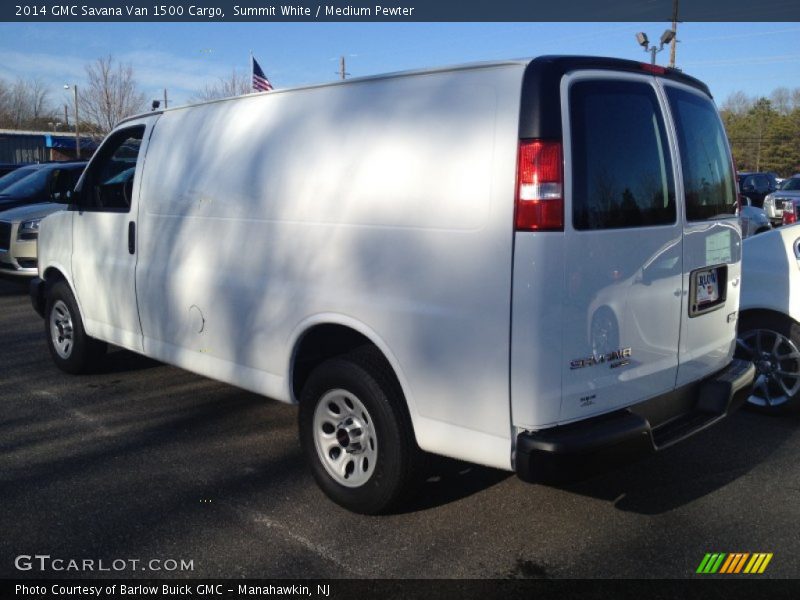 Summit White / Medium Pewter 2014 GMC Savana Van 1500 Cargo