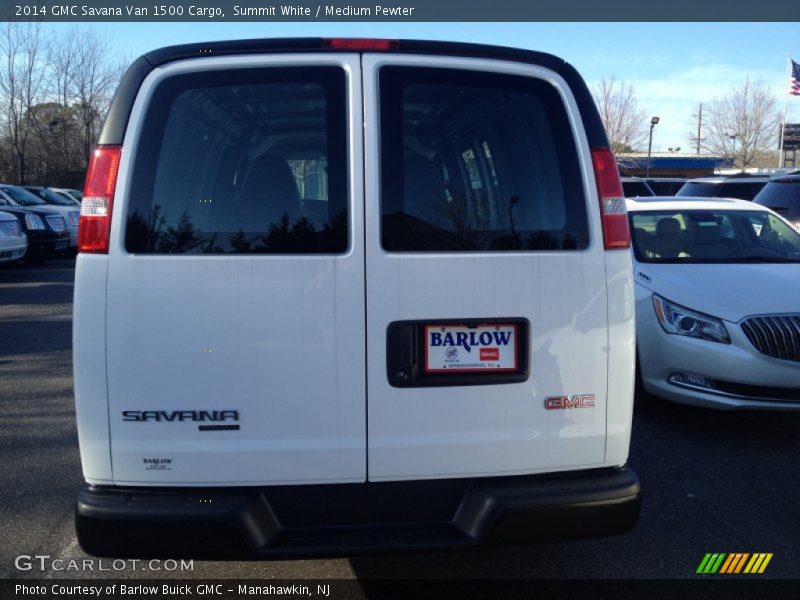 Summit White / Medium Pewter 2014 GMC Savana Van 1500 Cargo