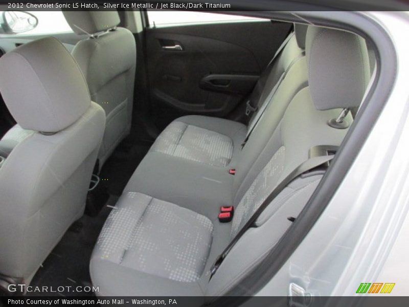 Silver Ice Metallic / Jet Black/Dark Titanium 2012 Chevrolet Sonic LS Hatch