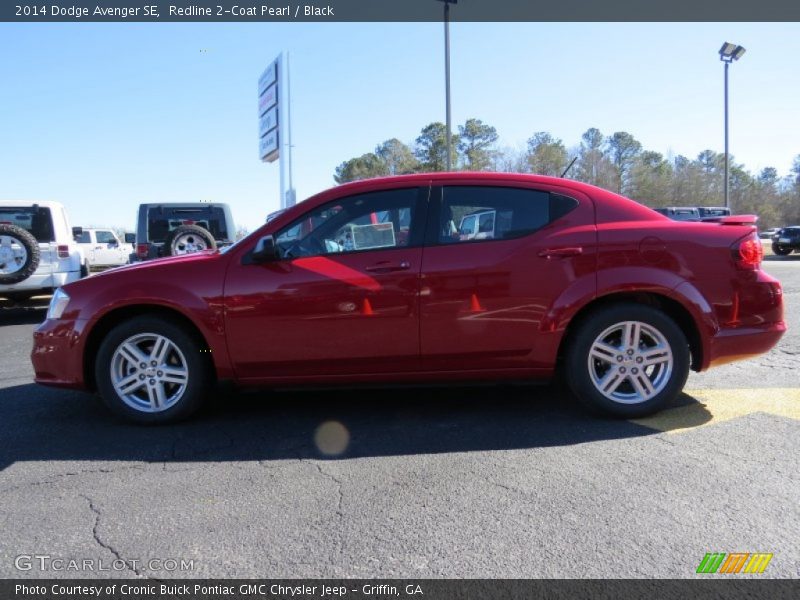 Redline 2-Coat Pearl / Black 2014 Dodge Avenger SE