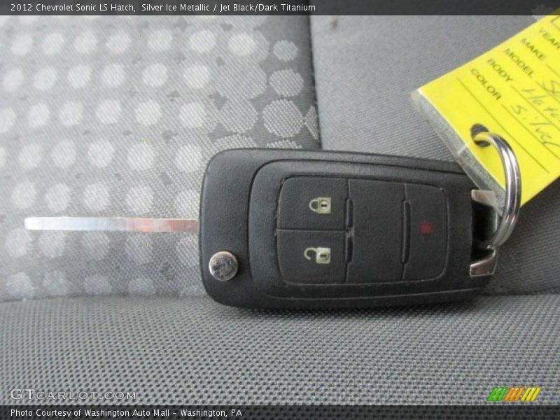 Silver Ice Metallic / Jet Black/Dark Titanium 2012 Chevrolet Sonic LS Hatch