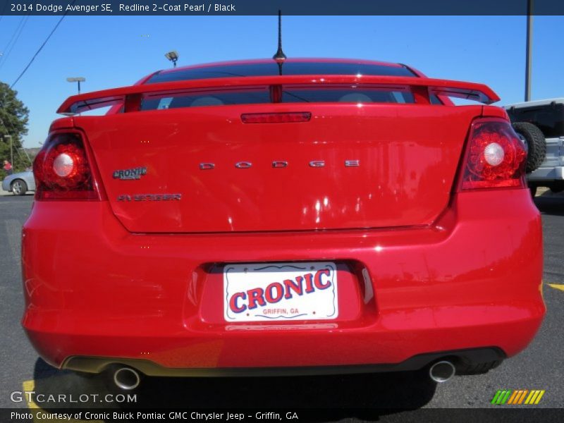 Redline 2-Coat Pearl / Black 2014 Dodge Avenger SE