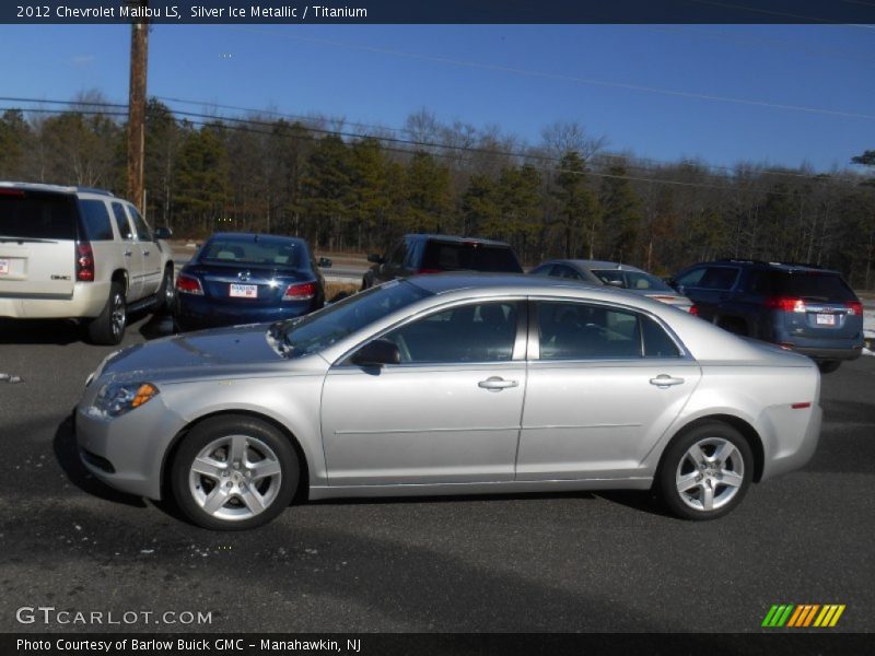Silver Ice Metallic / Titanium 2012 Chevrolet Malibu LS