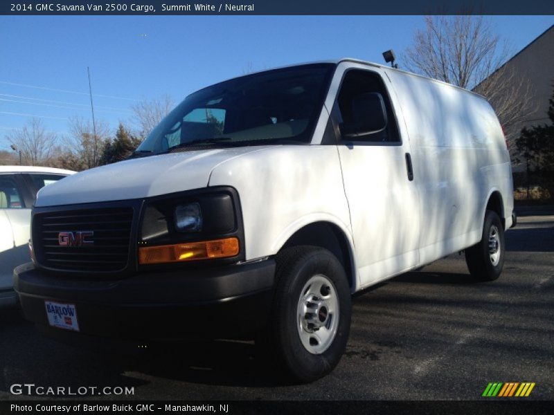 Summit White / Neutral 2014 GMC Savana Van 2500 Cargo