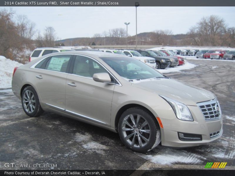 Silver Coast Metallic / Shale/Cocoa 2014 Cadillac XTS Luxury FWD