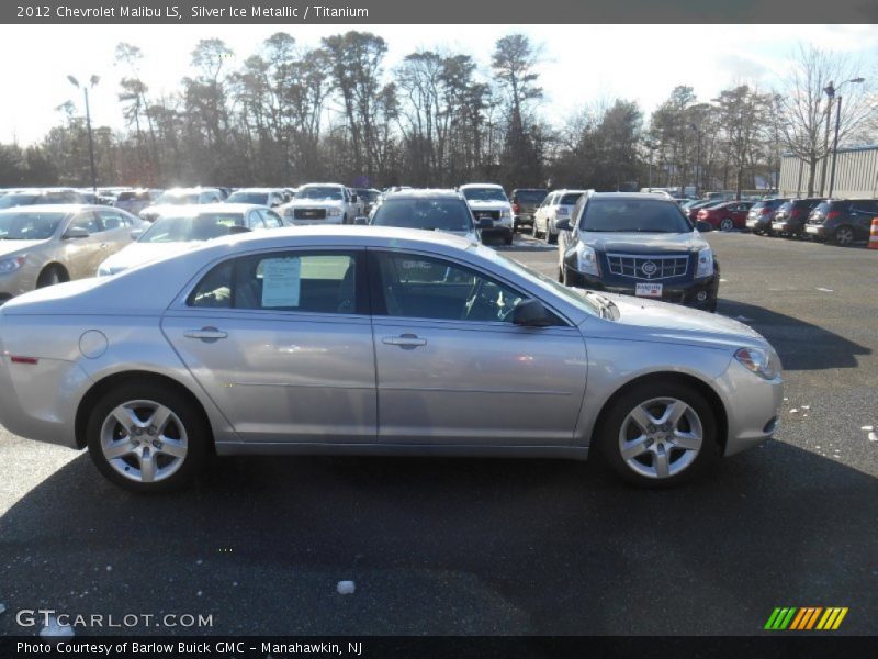 Silver Ice Metallic / Titanium 2012 Chevrolet Malibu LS