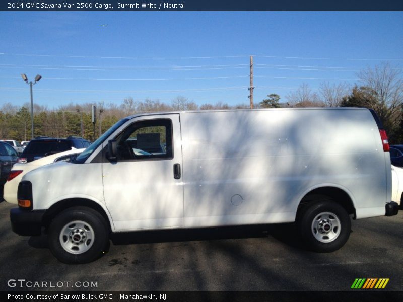Summit White / Neutral 2014 GMC Savana Van 2500 Cargo