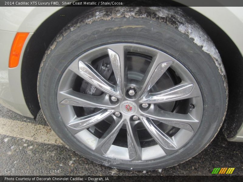 Silver Coast Metallic / Shale/Cocoa 2014 Cadillac XTS Luxury FWD