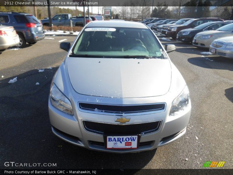 Silver Ice Metallic / Titanium 2012 Chevrolet Malibu LS