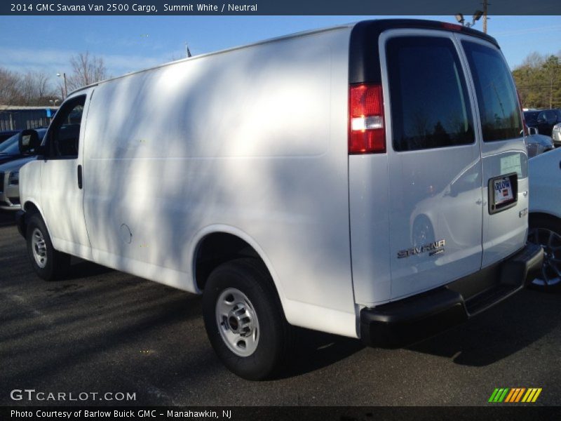Summit White / Neutral 2014 GMC Savana Van 2500 Cargo