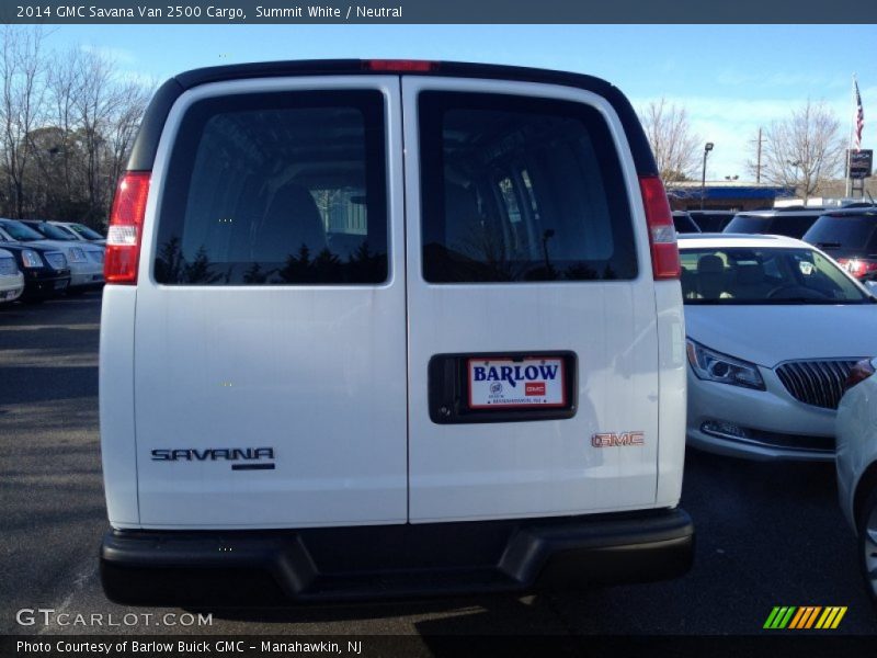 Summit White / Neutral 2014 GMC Savana Van 2500 Cargo