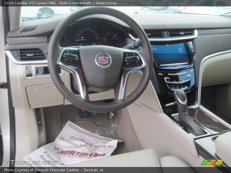 Silver Coast Metallic / Shale/Cocoa 2014 Cadillac XTS Luxury FWD