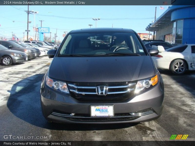 Modern Steel Metallic / Gray 2014 Honda Odyssey EX-L