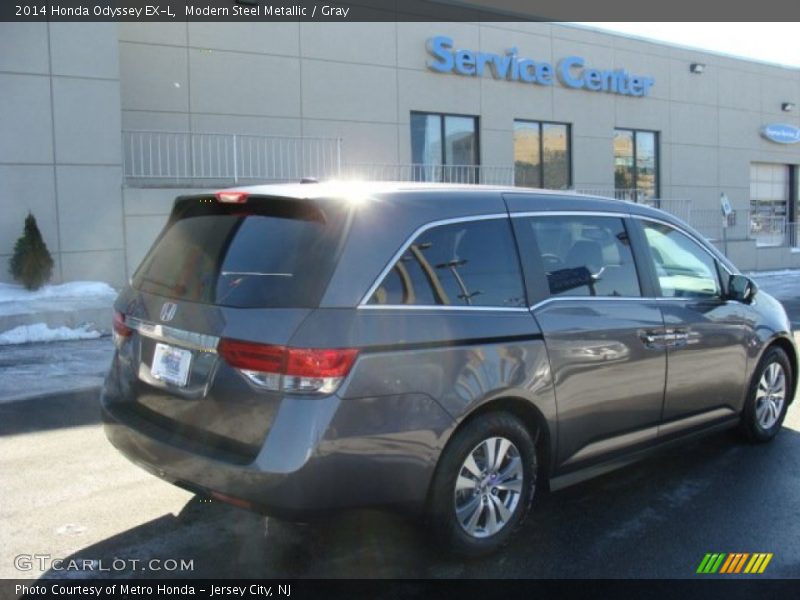 Modern Steel Metallic / Gray 2014 Honda Odyssey EX-L