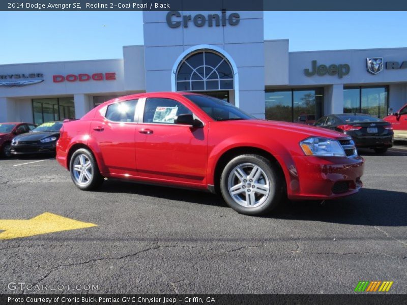 Redline 2-Coat Pearl / Black 2014 Dodge Avenger SE