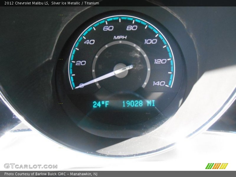 Silver Ice Metallic / Titanium 2012 Chevrolet Malibu LS