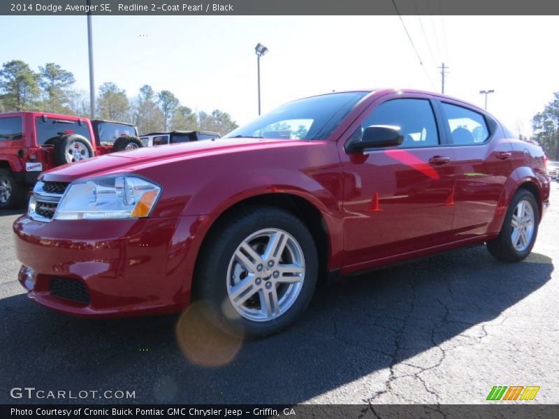 Redline 2-Coat Pearl / Black 2014 Dodge Avenger SE