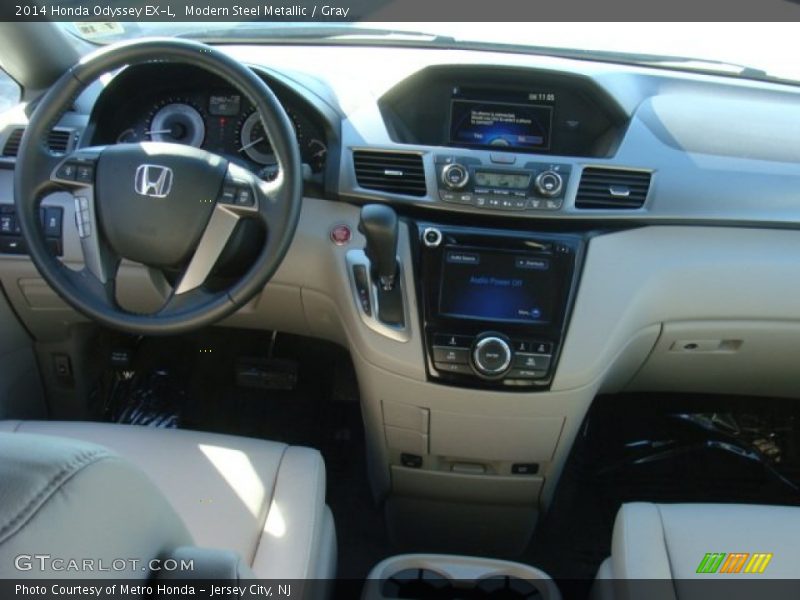 Modern Steel Metallic / Gray 2014 Honda Odyssey EX-L