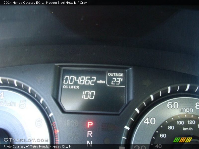 Modern Steel Metallic / Gray 2014 Honda Odyssey EX-L