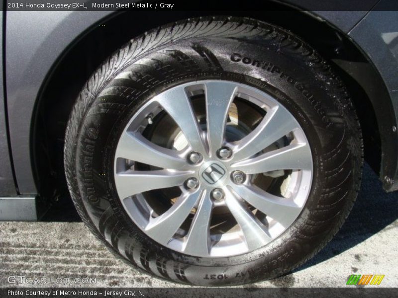 Modern Steel Metallic / Gray 2014 Honda Odyssey EX-L