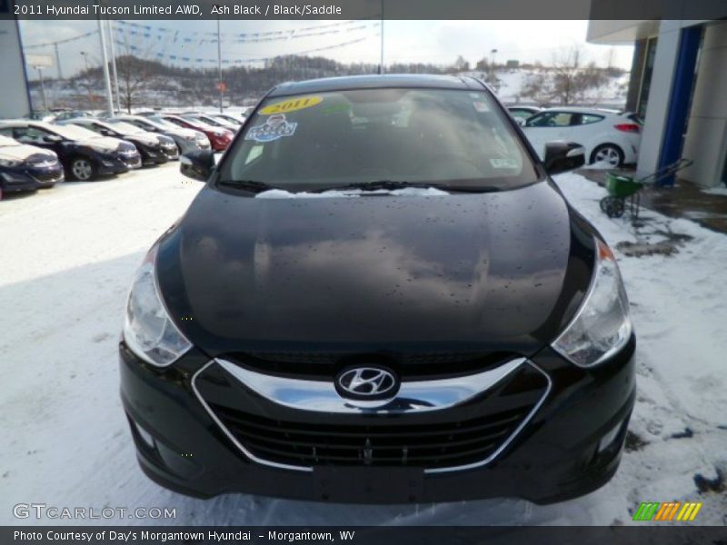 Ash Black / Black/Saddle 2011 Hyundai Tucson Limited AWD