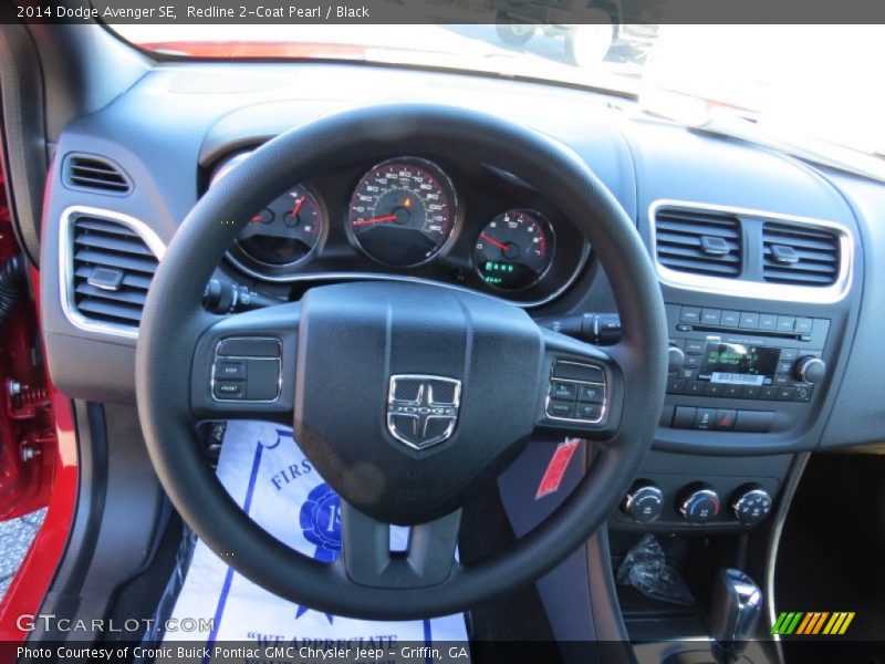 Redline 2-Coat Pearl / Black 2014 Dodge Avenger SE