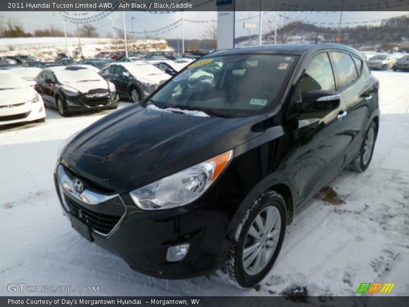 Ash Black / Black/Saddle 2011 Hyundai Tucson Limited AWD