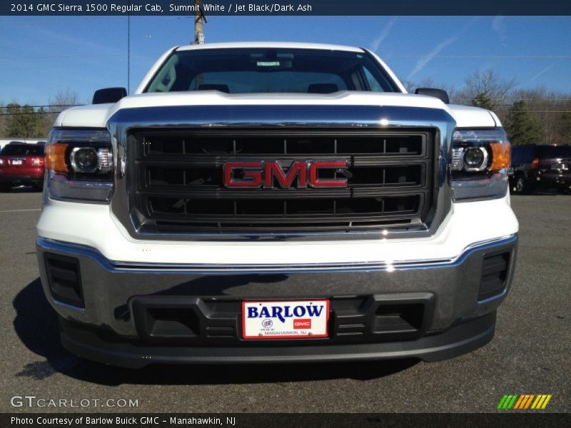 Summit White / Jet Black/Dark Ash 2014 GMC Sierra 1500 Regular Cab