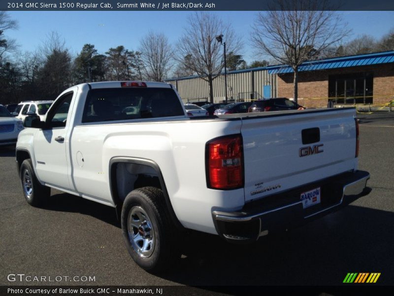 Summit White / Jet Black/Dark Ash 2014 GMC Sierra 1500 Regular Cab