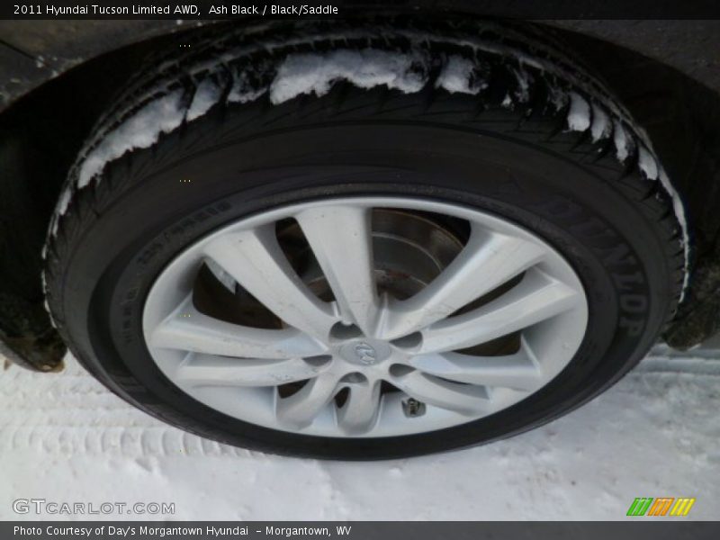 Ash Black / Black/Saddle 2011 Hyundai Tucson Limited AWD