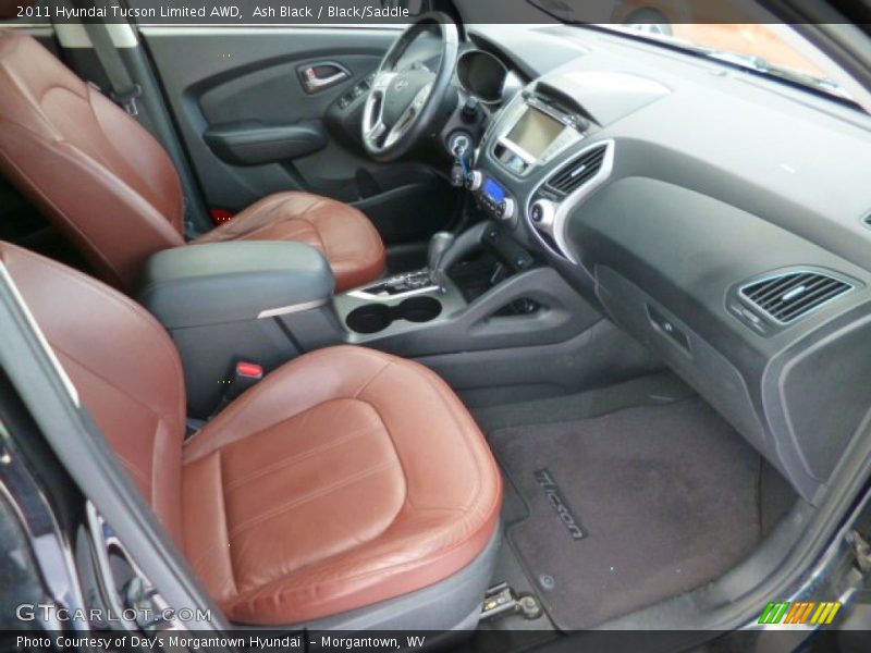 Ash Black / Black/Saddle 2011 Hyundai Tucson Limited AWD