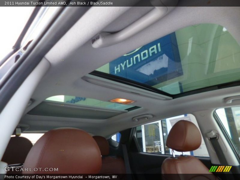 Ash Black / Black/Saddle 2011 Hyundai Tucson Limited AWD