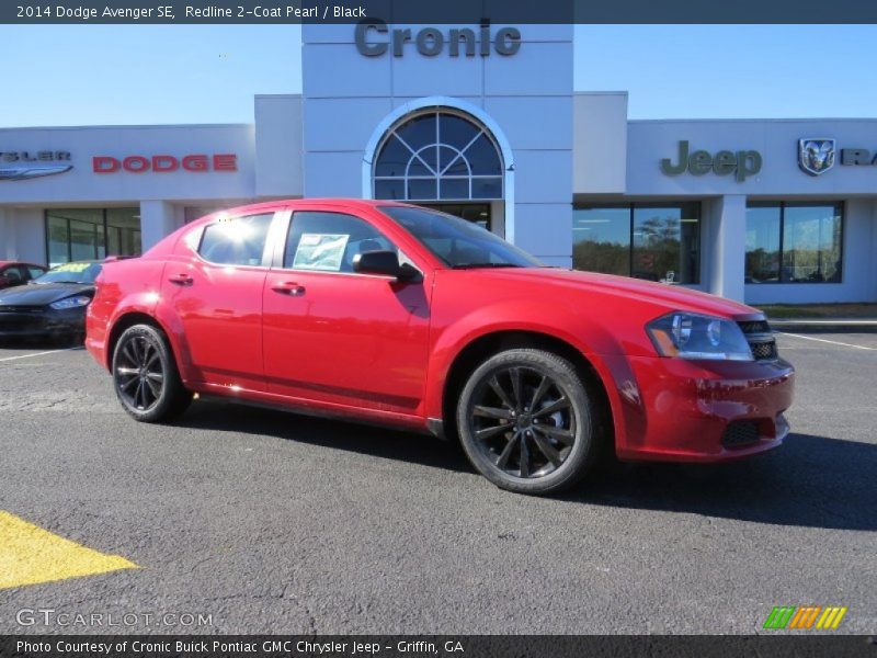 Redline 2-Coat Pearl / Black 2014 Dodge Avenger SE