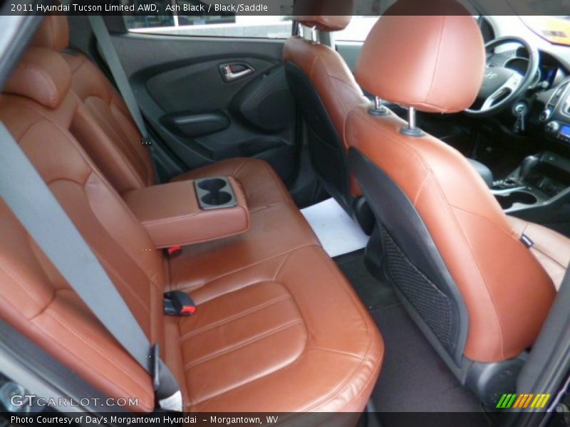 Ash Black / Black/Saddle 2011 Hyundai Tucson Limited AWD