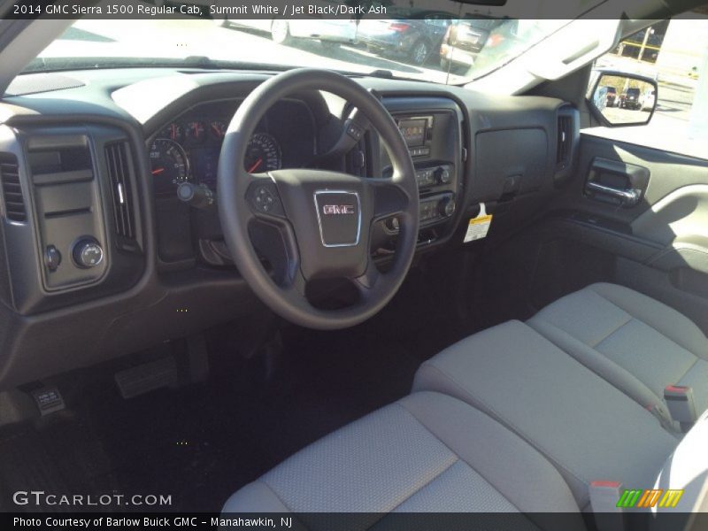 Summit White / Jet Black/Dark Ash 2014 GMC Sierra 1500 Regular Cab