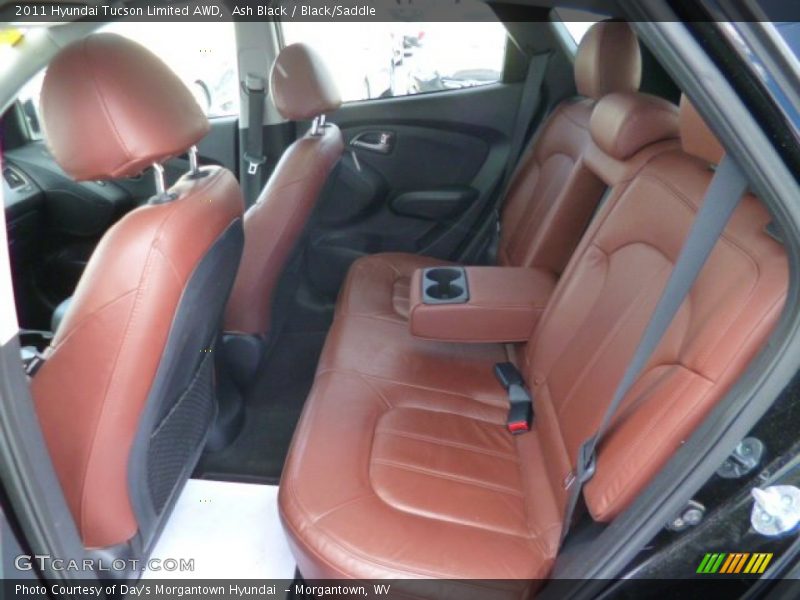 Ash Black / Black/Saddle 2011 Hyundai Tucson Limited AWD
