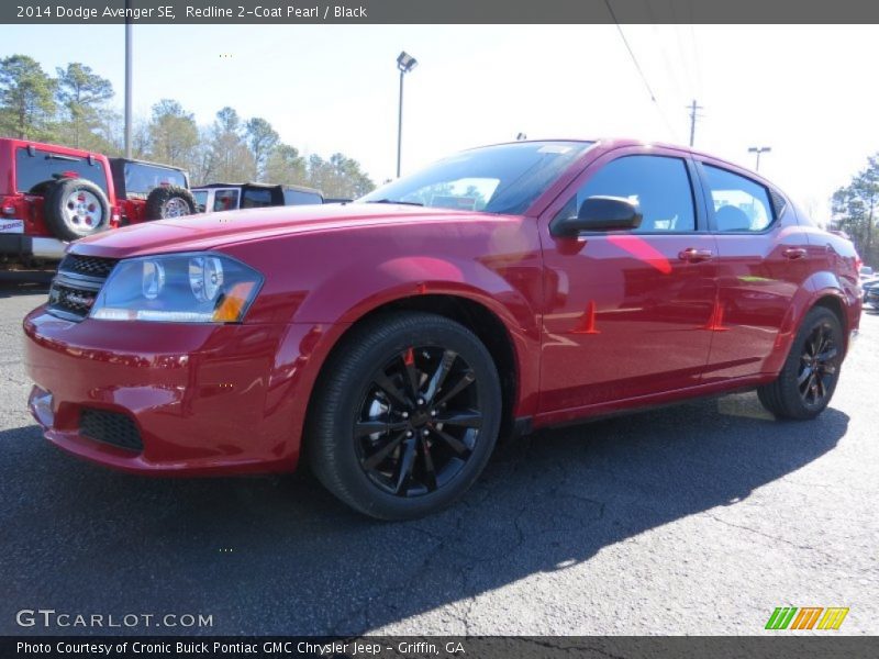 Redline 2-Coat Pearl / Black 2014 Dodge Avenger SE
