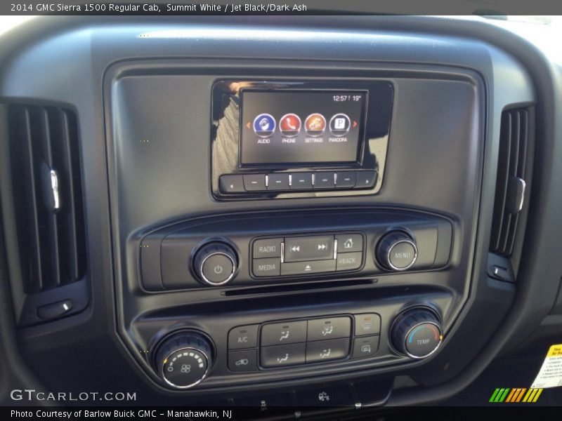 Summit White / Jet Black/Dark Ash 2014 GMC Sierra 1500 Regular Cab
