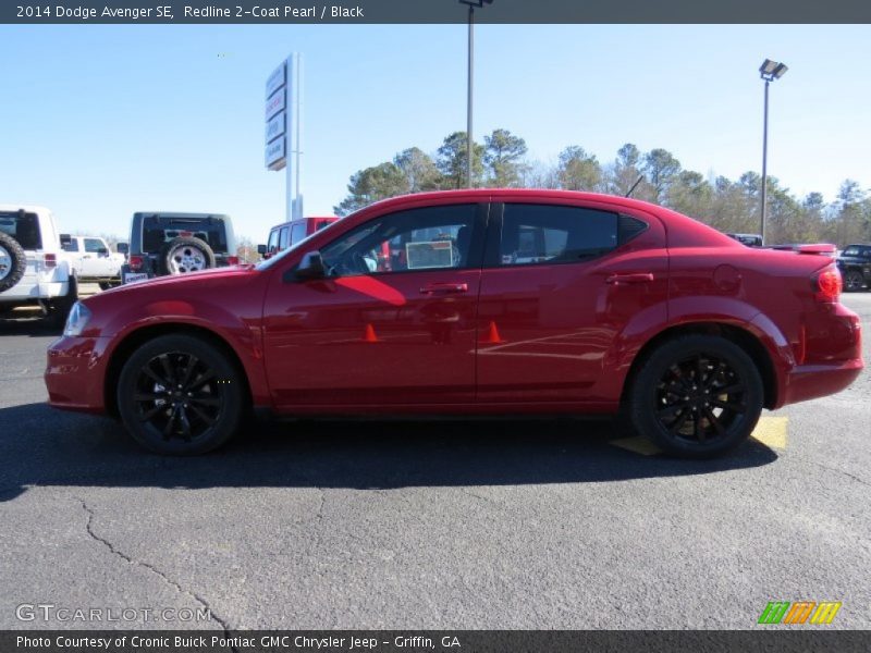 Redline 2-Coat Pearl / Black 2014 Dodge Avenger SE