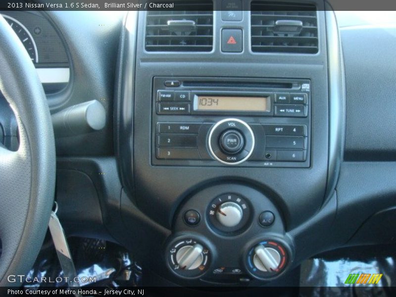 Brilliant Silver / Charcoal 2013 Nissan Versa 1.6 S Sedan