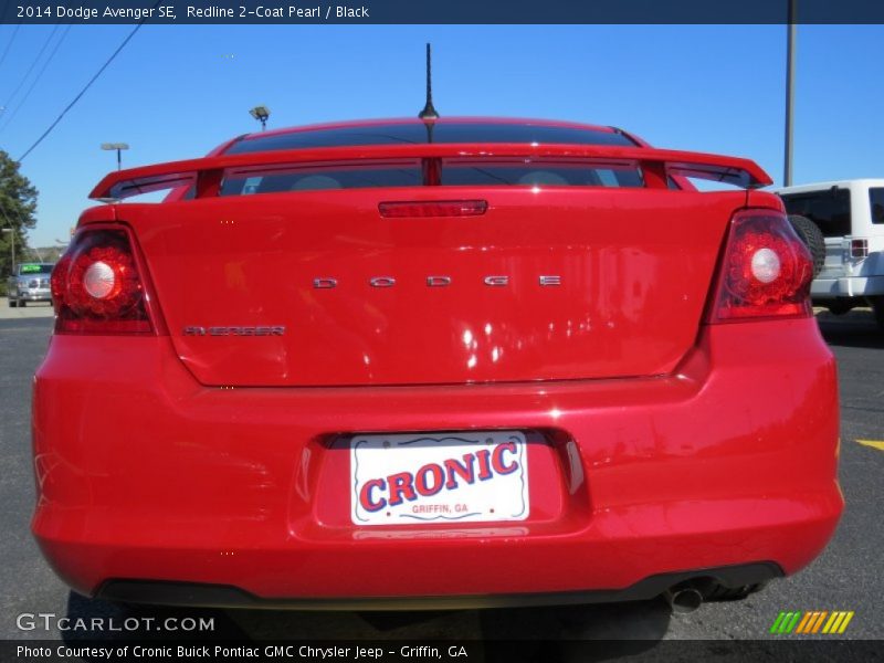 Redline 2-Coat Pearl / Black 2014 Dodge Avenger SE