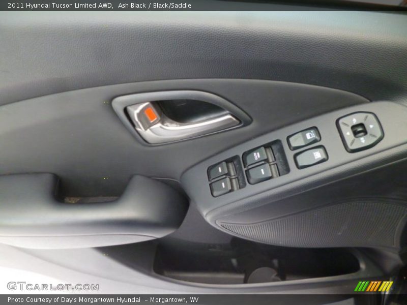 Ash Black / Black/Saddle 2011 Hyundai Tucson Limited AWD