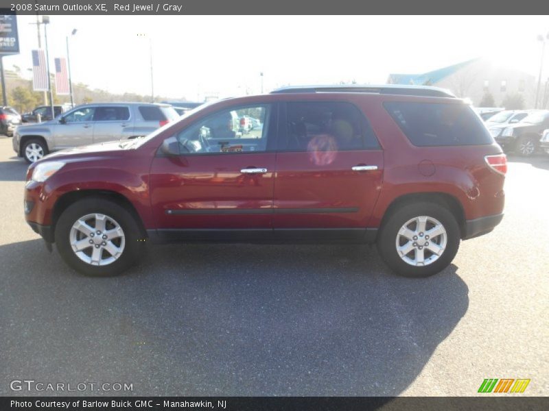 Red Jewel / Gray 2008 Saturn Outlook XE