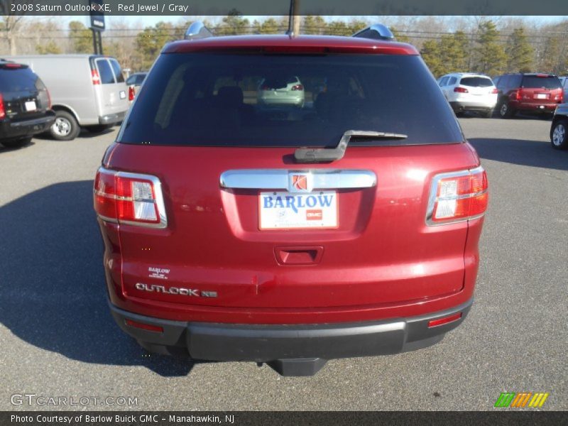 Red Jewel / Gray 2008 Saturn Outlook XE