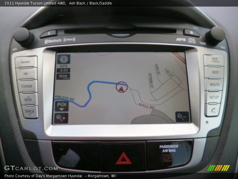 Ash Black / Black/Saddle 2011 Hyundai Tucson Limited AWD