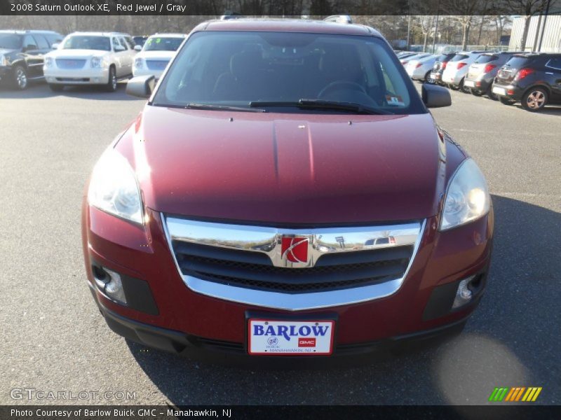 Red Jewel / Gray 2008 Saturn Outlook XE