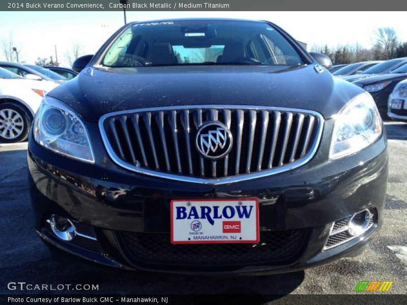 Carbon Black Metallic / Medium Titanium 2014 Buick Verano Convenience