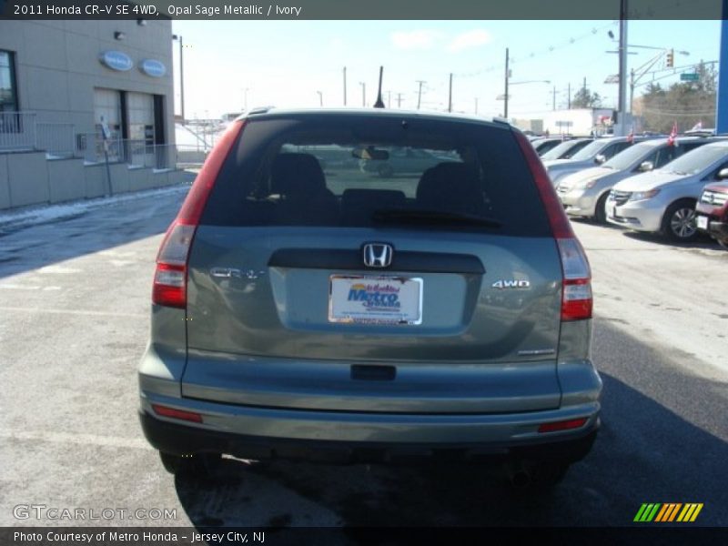 Opal Sage Metallic / Ivory 2011 Honda CR-V SE 4WD