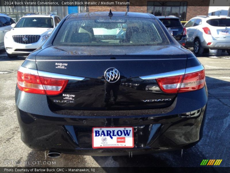 Carbon Black Metallic / Medium Titanium 2014 Buick Verano Convenience